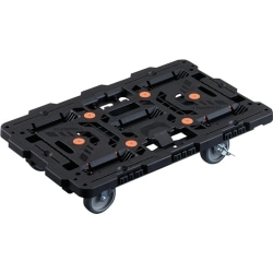 ■トラスコ 連結式樹脂製平台車 ビートル 700×450