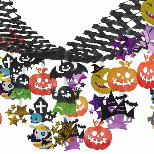 ★57-100-58-1 ナイトハロウィンプリーツハンガー