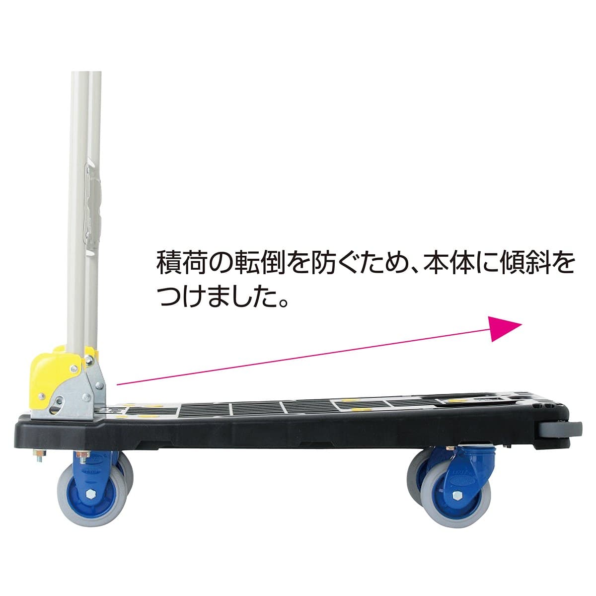 ★61-436-69-2 折りたたみ式スチール製台車 300kg
