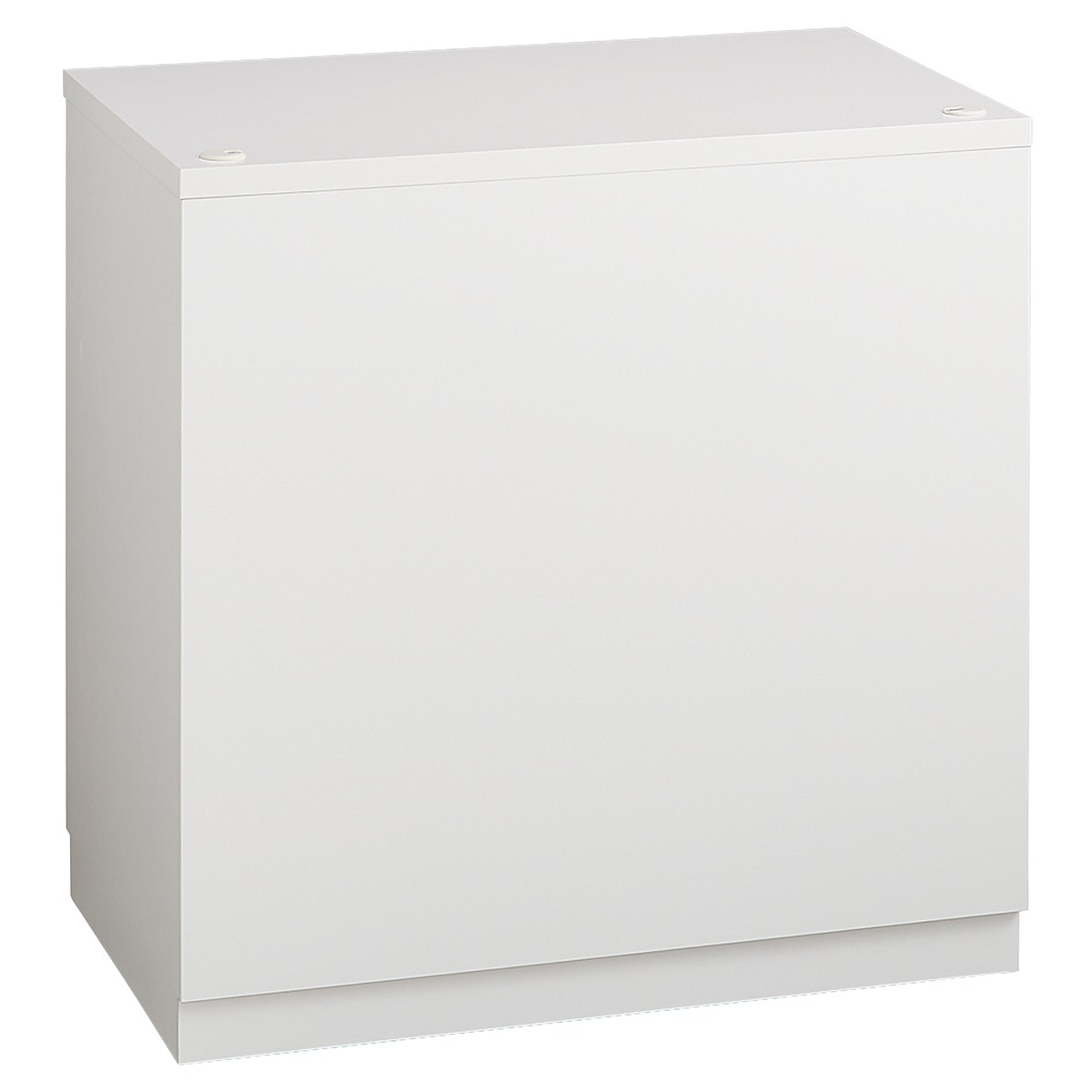 ★61-829-91-1 レジカウンター 平台タイプ 幅90cm ホワイトオープンタイプ