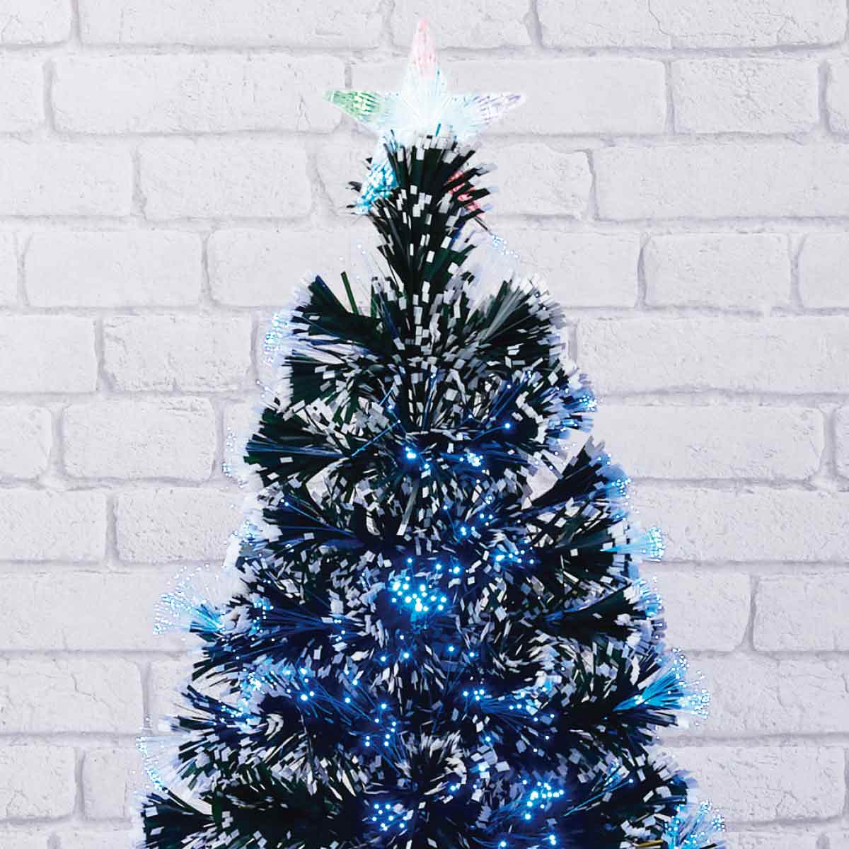 ★58-22-4-2 スノーチップファイバークリスマスツリー高さ150×幅70cm