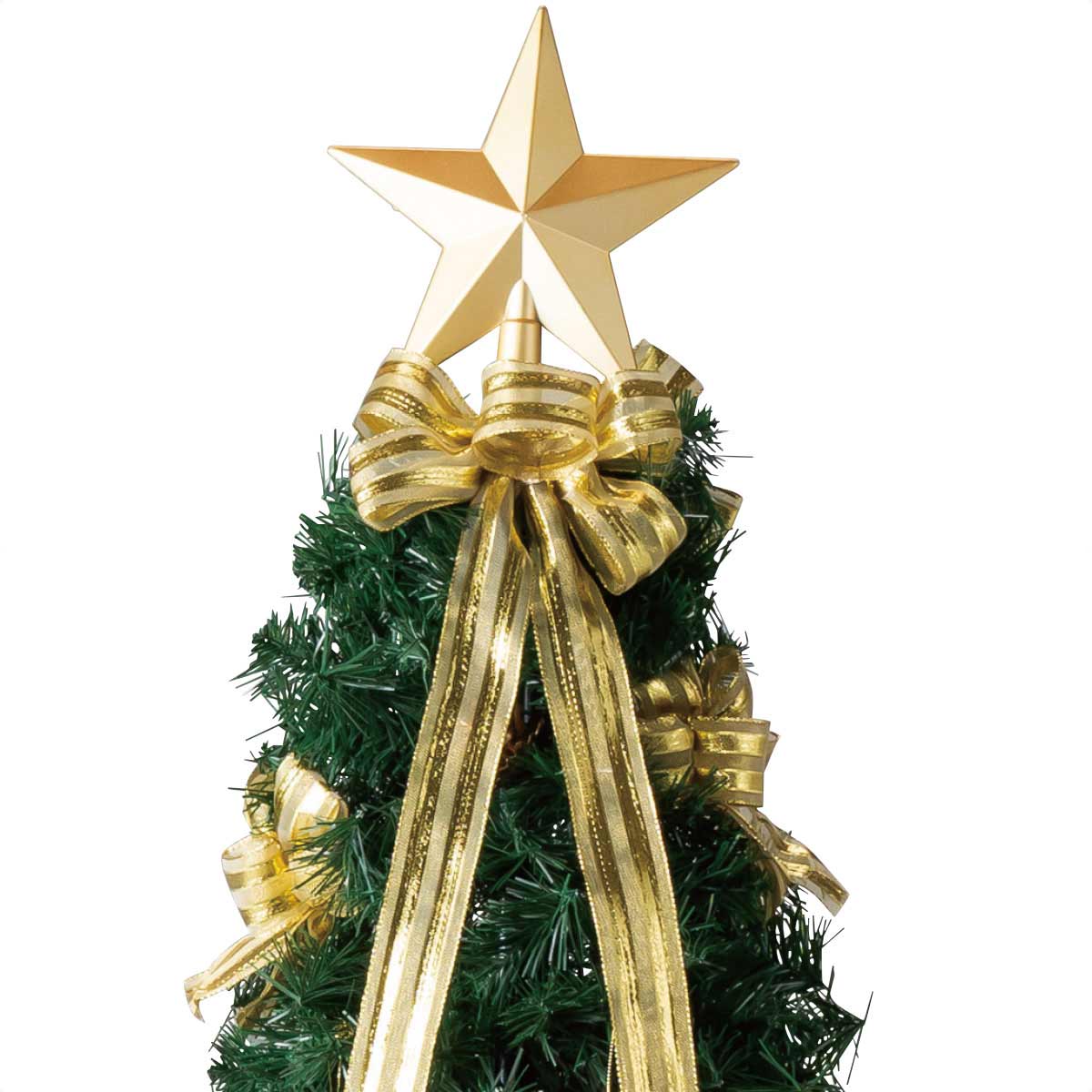 ★58-25-2-2 ポップアップクリスマスツリー ゴールド高さ175×幅80cm