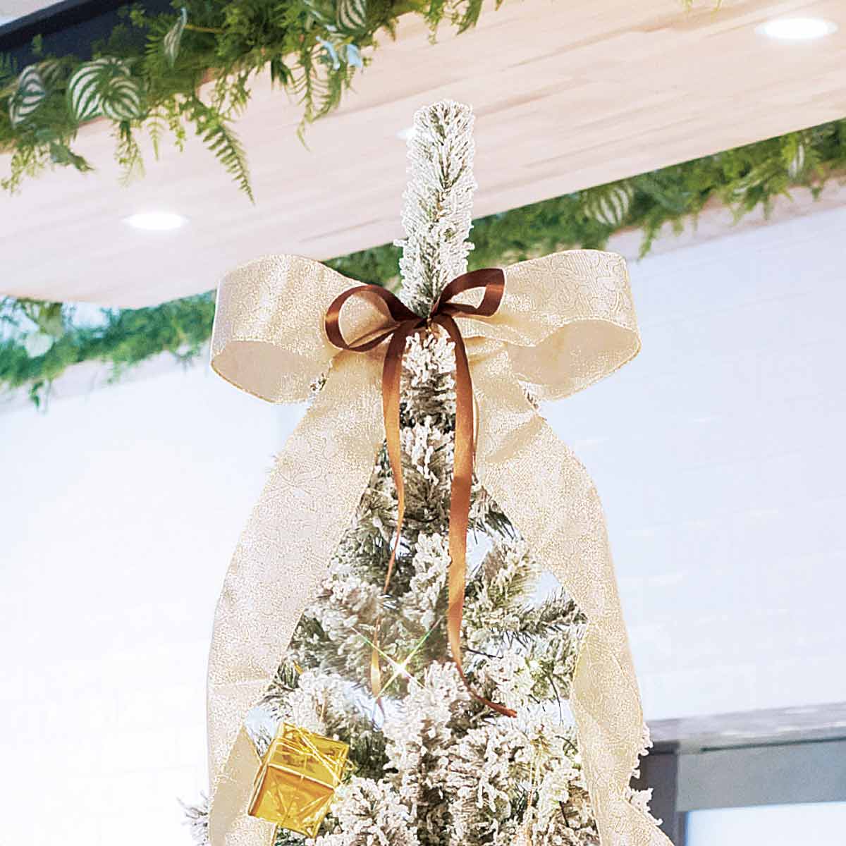 ★58-26-1-2 ポップアップクリスマスツリー スノー高さ180×幅71cm