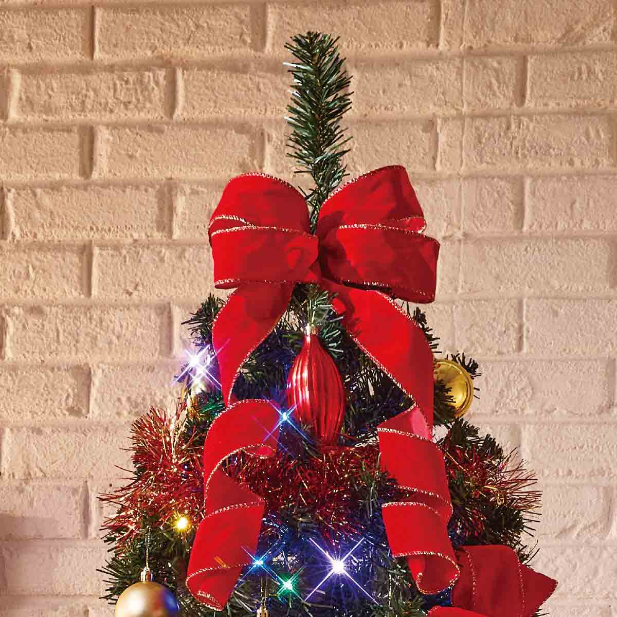 ★58-28-3-2 ベーシッククリスマスツリーセット高さ180×幅115cm