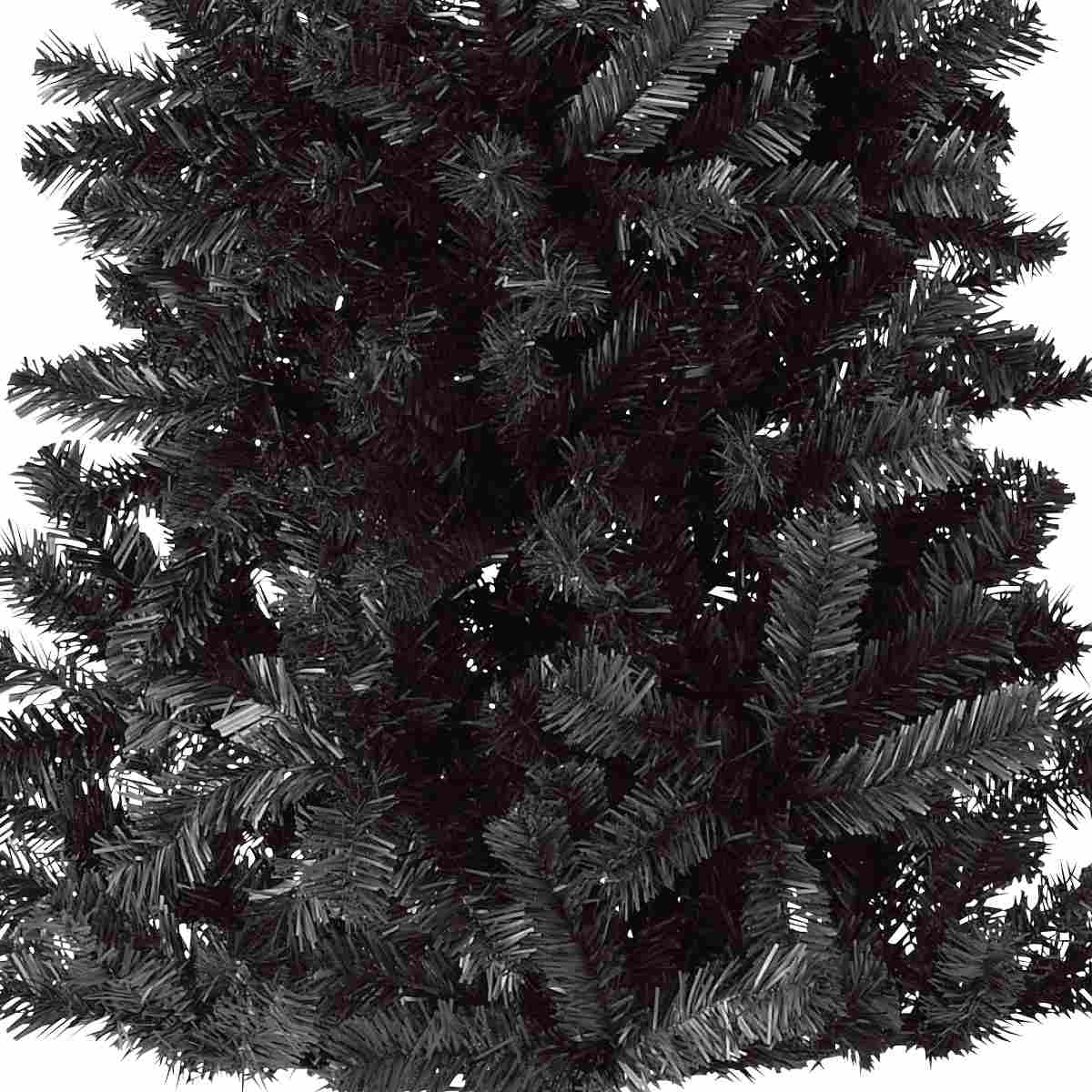 ★58-31-6-1 PVCクリスマスツリー ブラック スリム高さ120cm