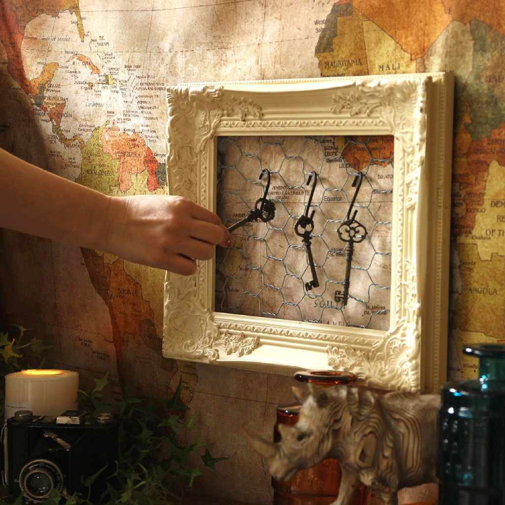 ★58-58-10-2 アンティークスタイルフレーム小 アイボリー