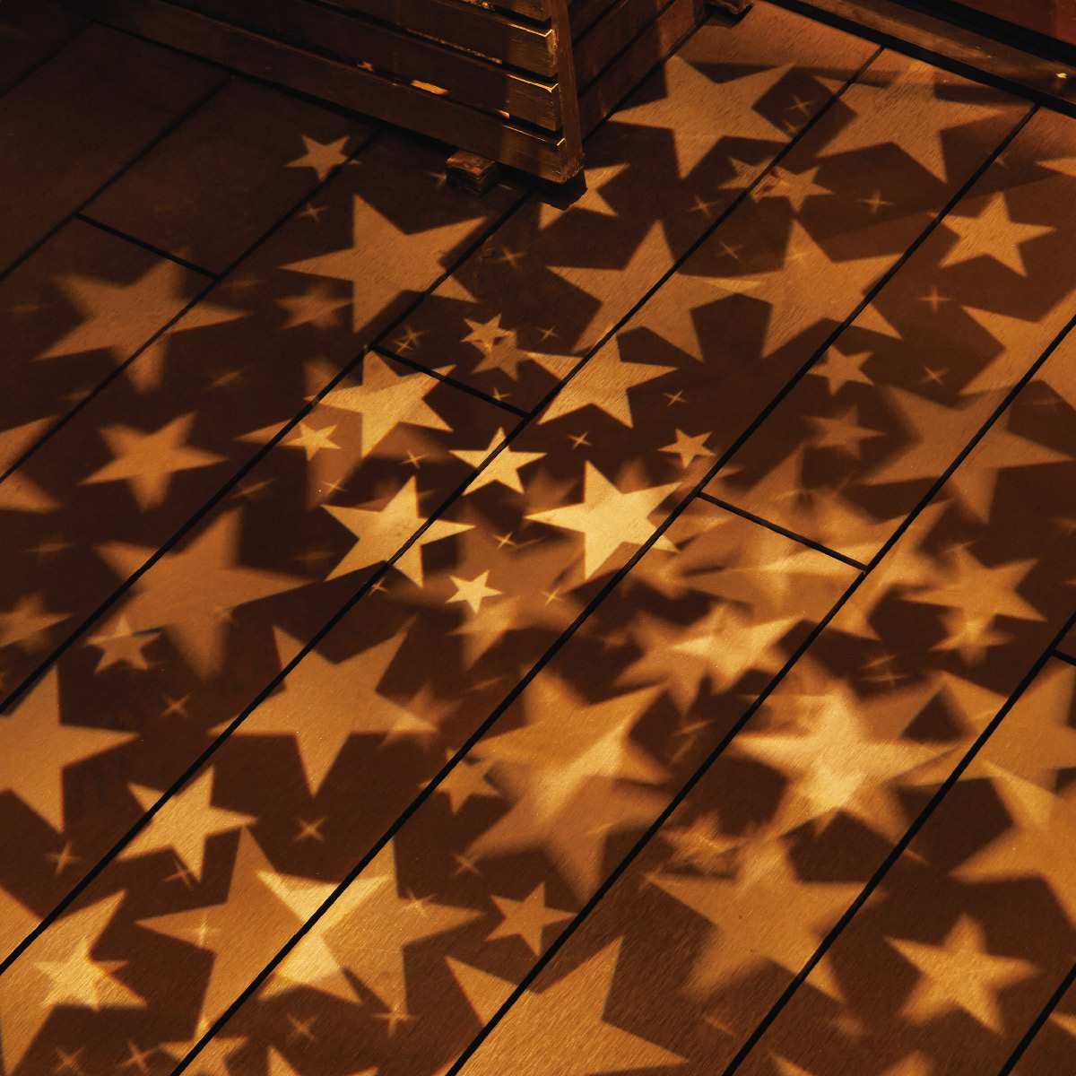 ★58-73-3-2 LED 8球 ハンギングプロジェクターストリングライト(スノーフレイク スター)