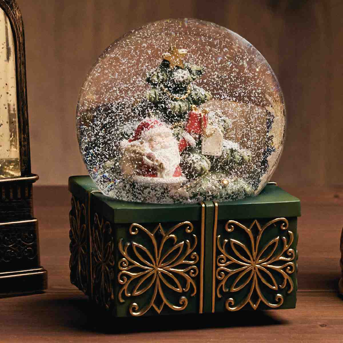 ★58-94-2-1 スノードームスタンド グリーンボックス