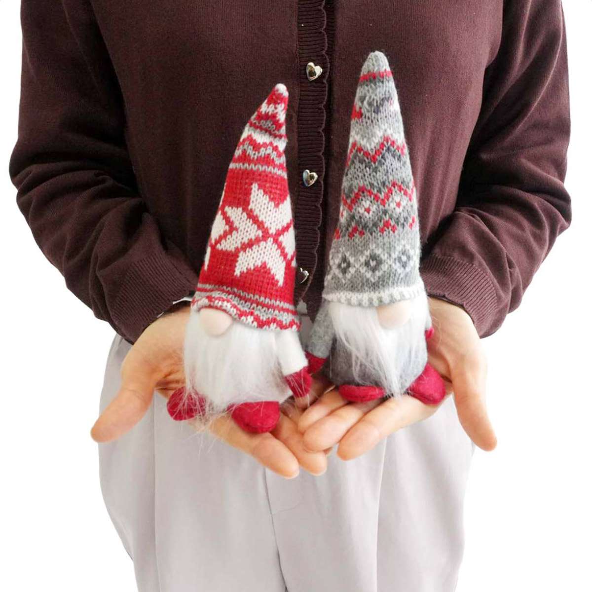 ★58-102-1-2 ノルディックサンタグレー&レッド