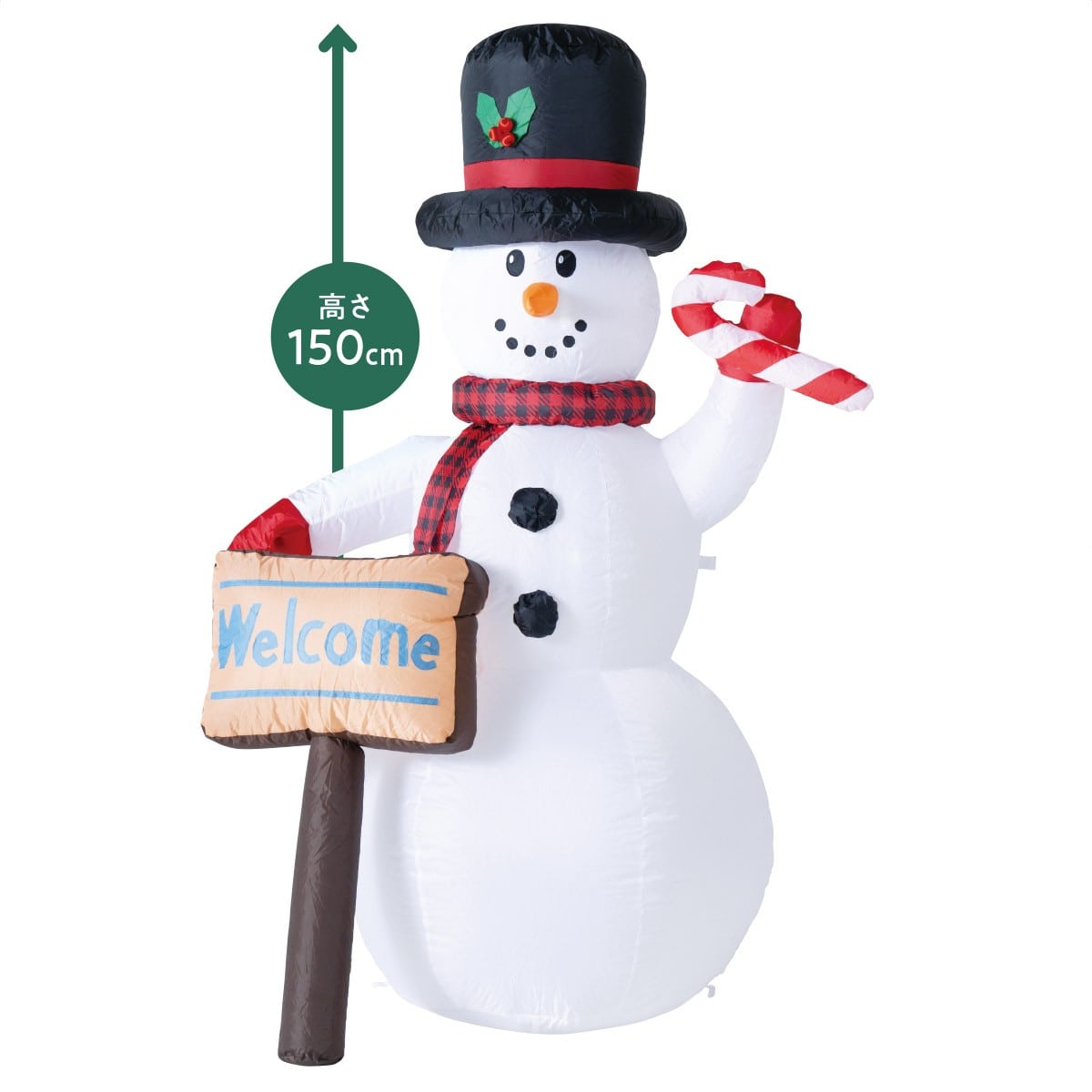 ★58-114-2-1 クリスマスエアブロードール サインボード