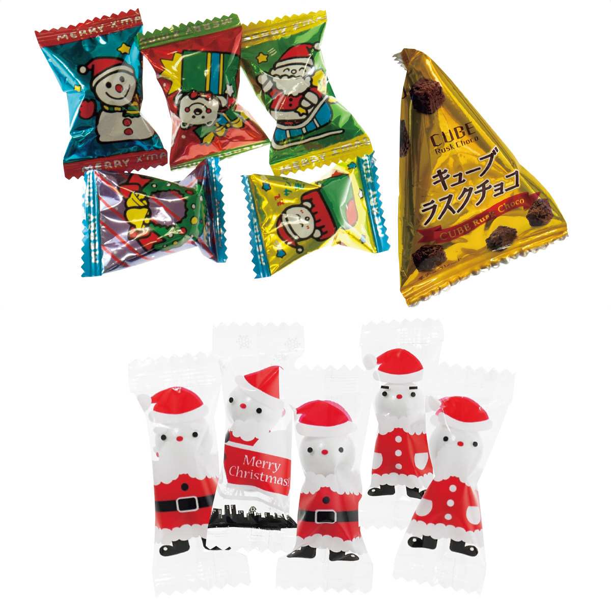 ★58-130-4-1 約100人用クリスマスキャンディ&チョコすくいどり