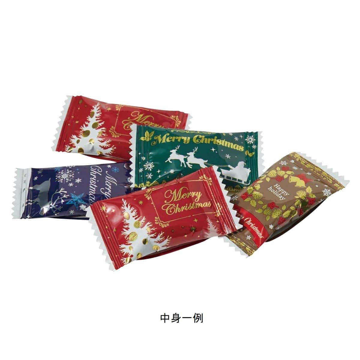 ★58-134-3-1 100個 クリスマスオーナメントキャンディボックス