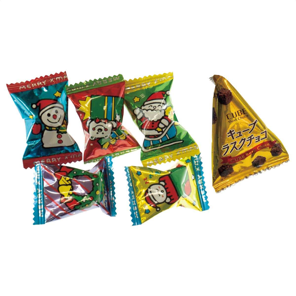 ★58-134-4-1 72個 クリスマスお菓子カップ