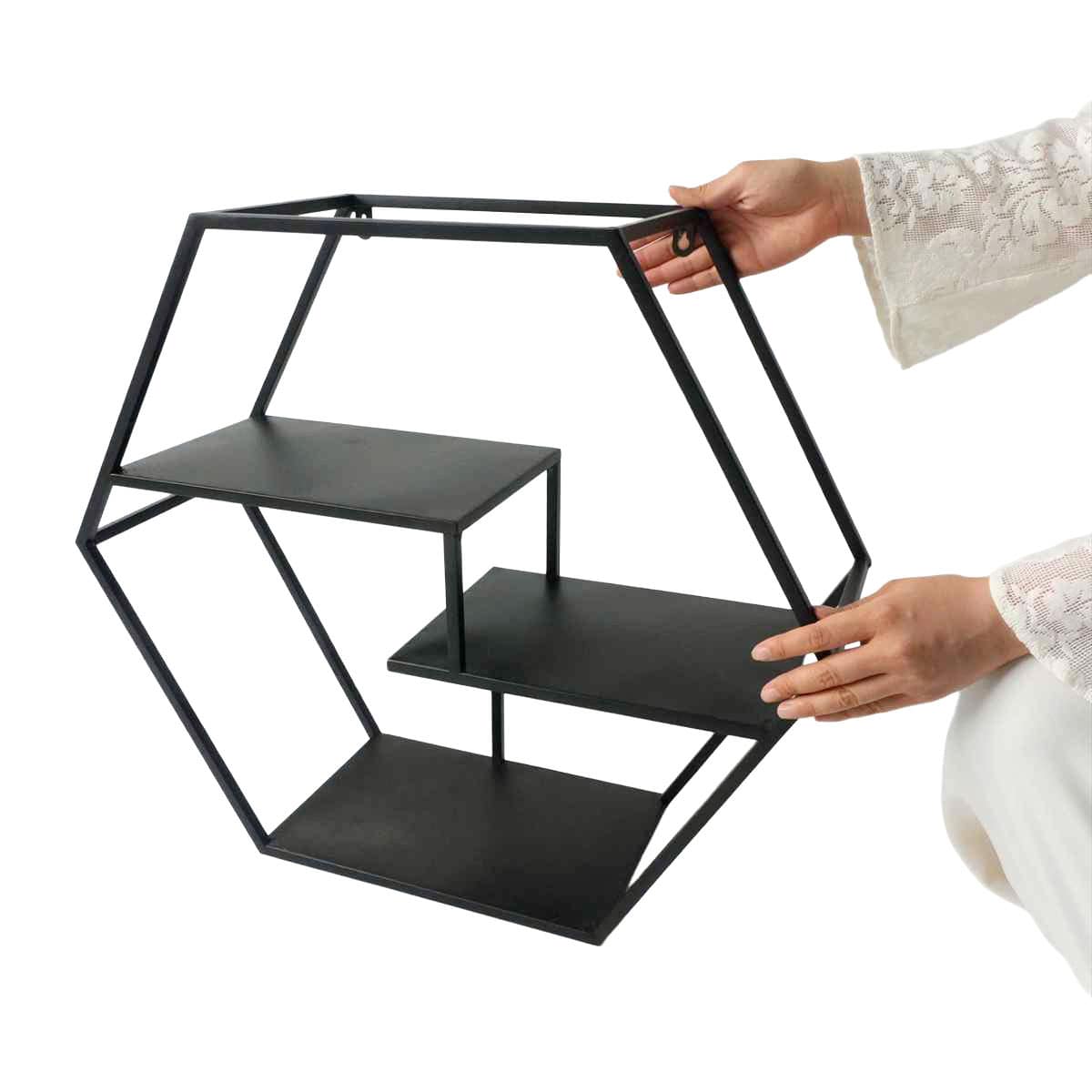 ★53-2-1-1 六角飾り棚(小)