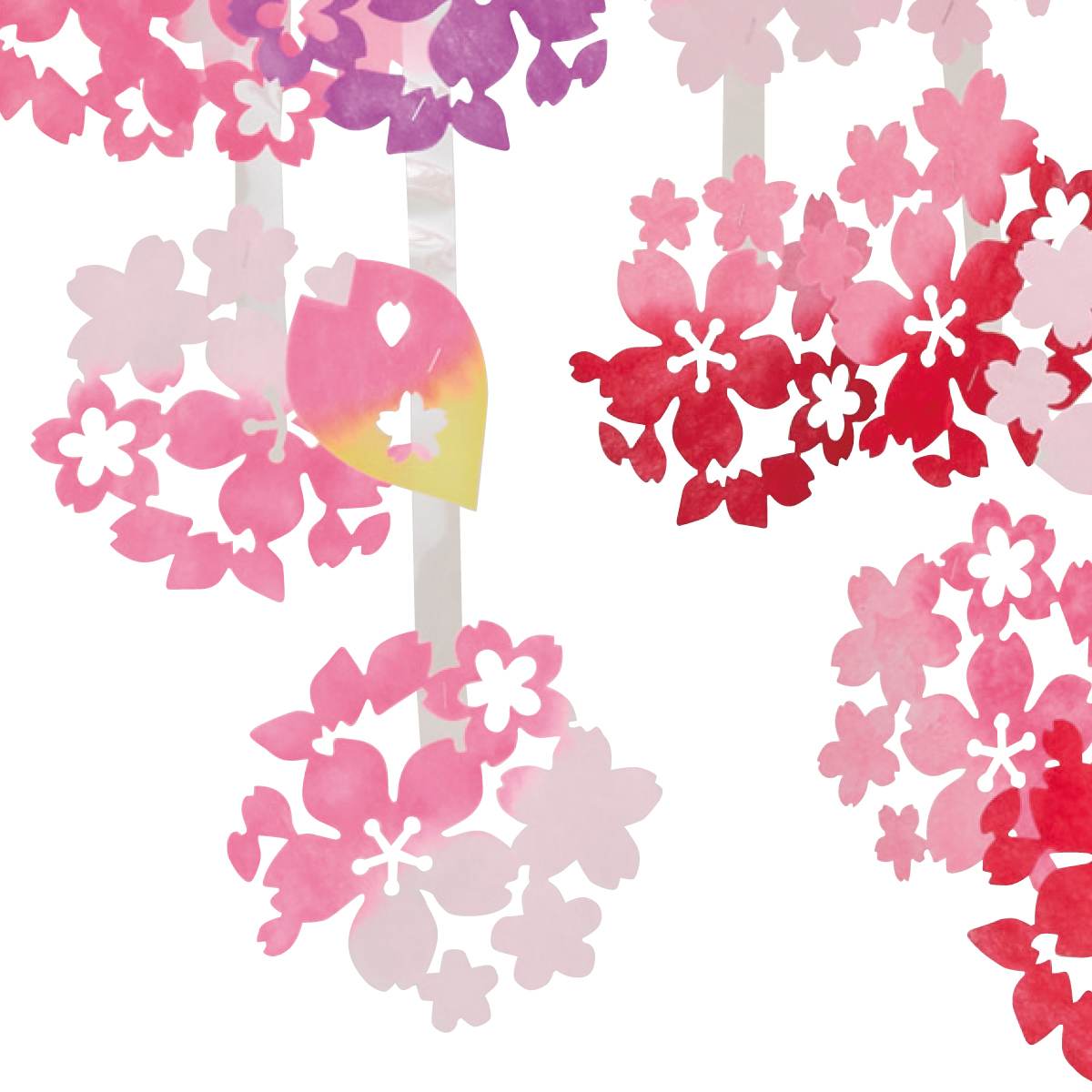 ★53-11-4-1 ひらり桜プリーツハンガー