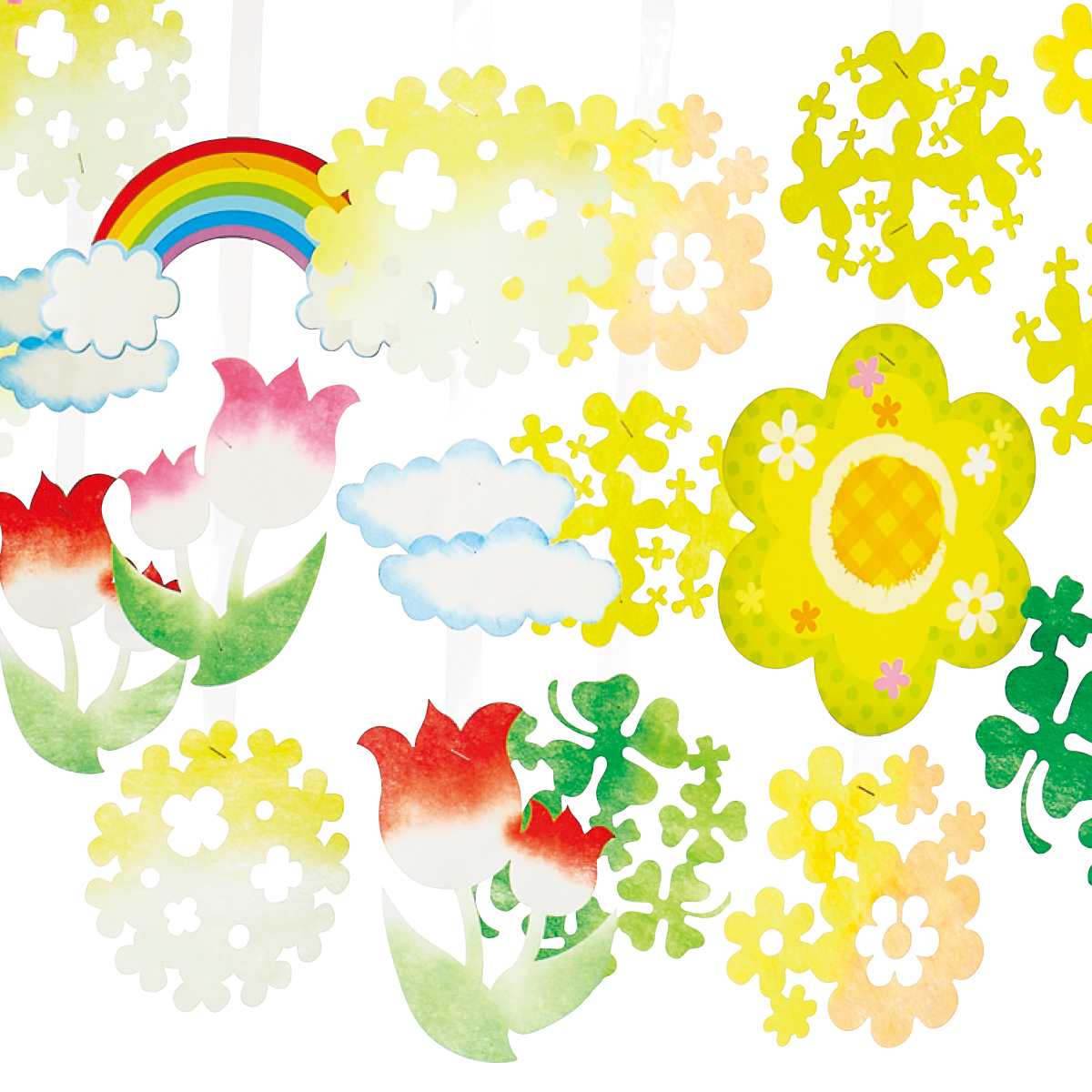 ★53-13-9-1 菜の花レインボープリーツハンガー