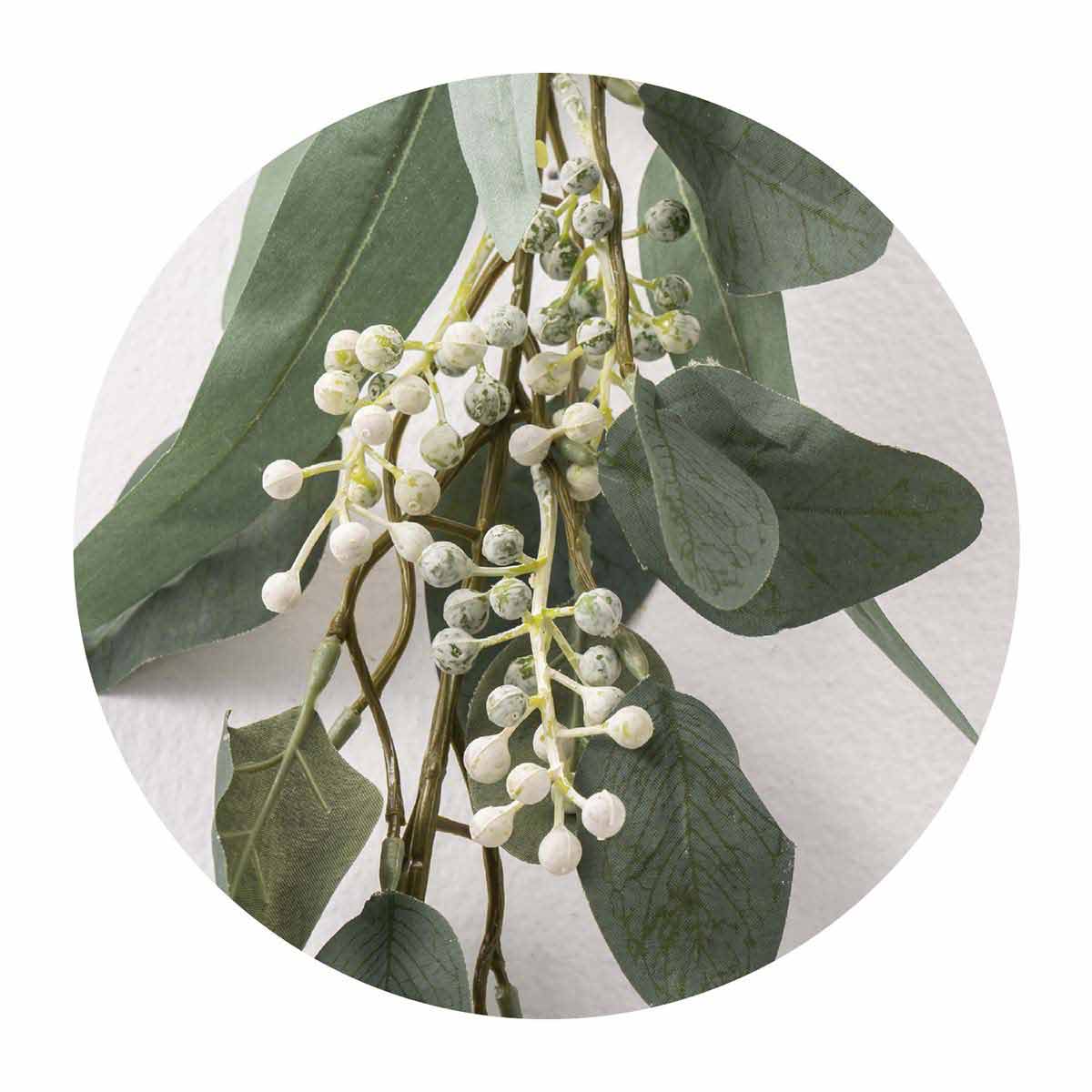 ★53-18-7-1 ホソバユーカリ造花ガーランド