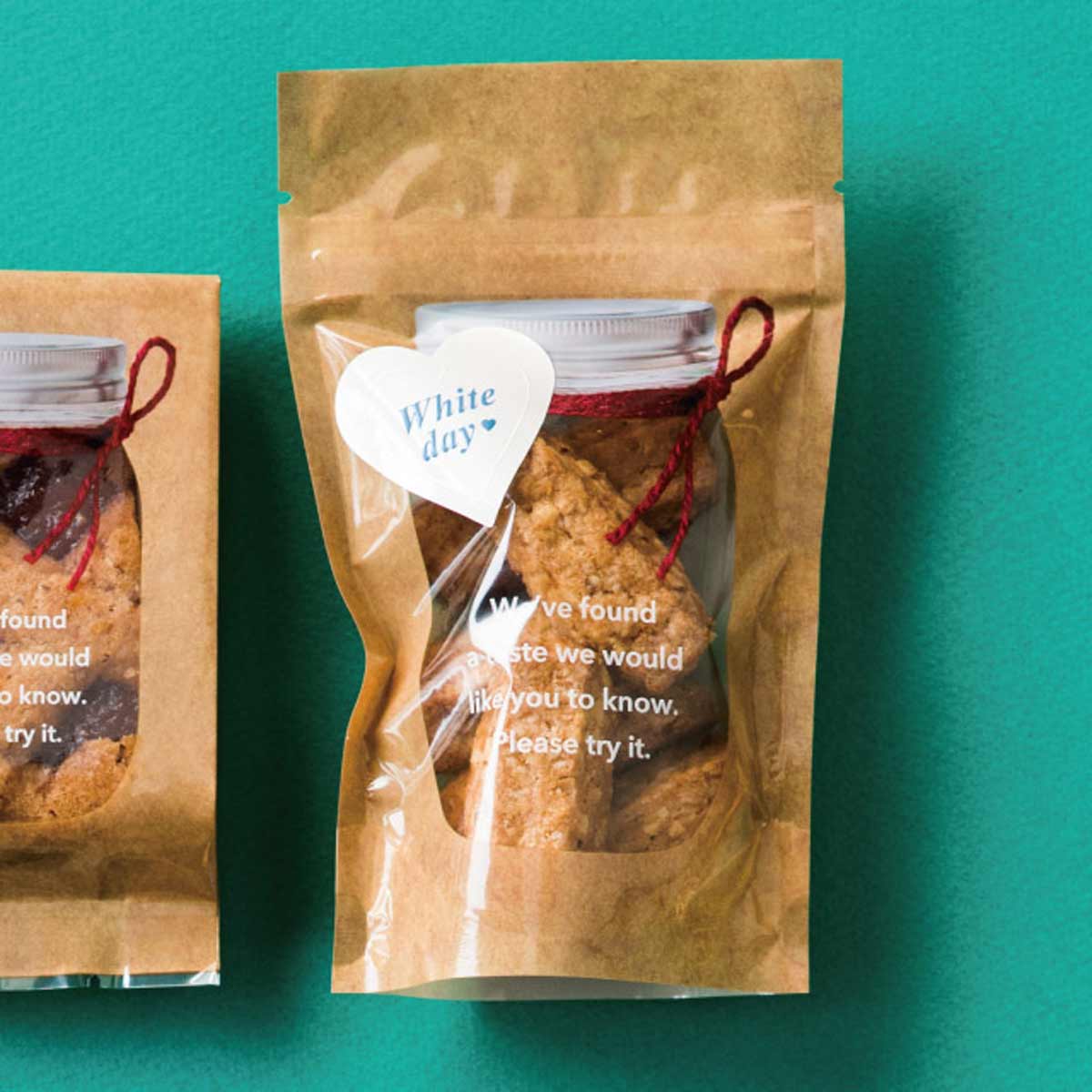 ★53-41-8-9 ホワイトデーギフトシール(シンプルハート)