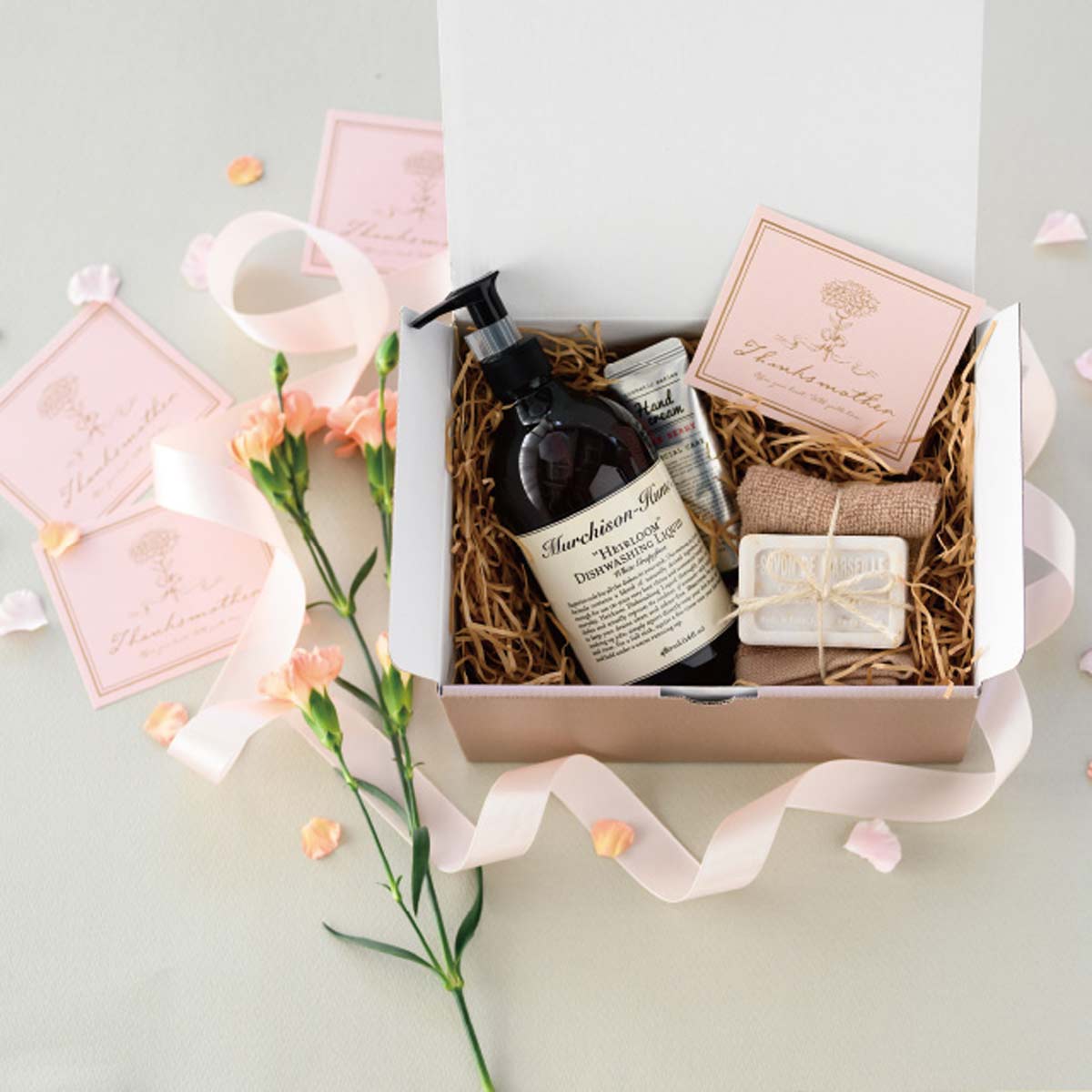 ★53-51-1-2 母の日メッセージカード(クラッシーピンク)