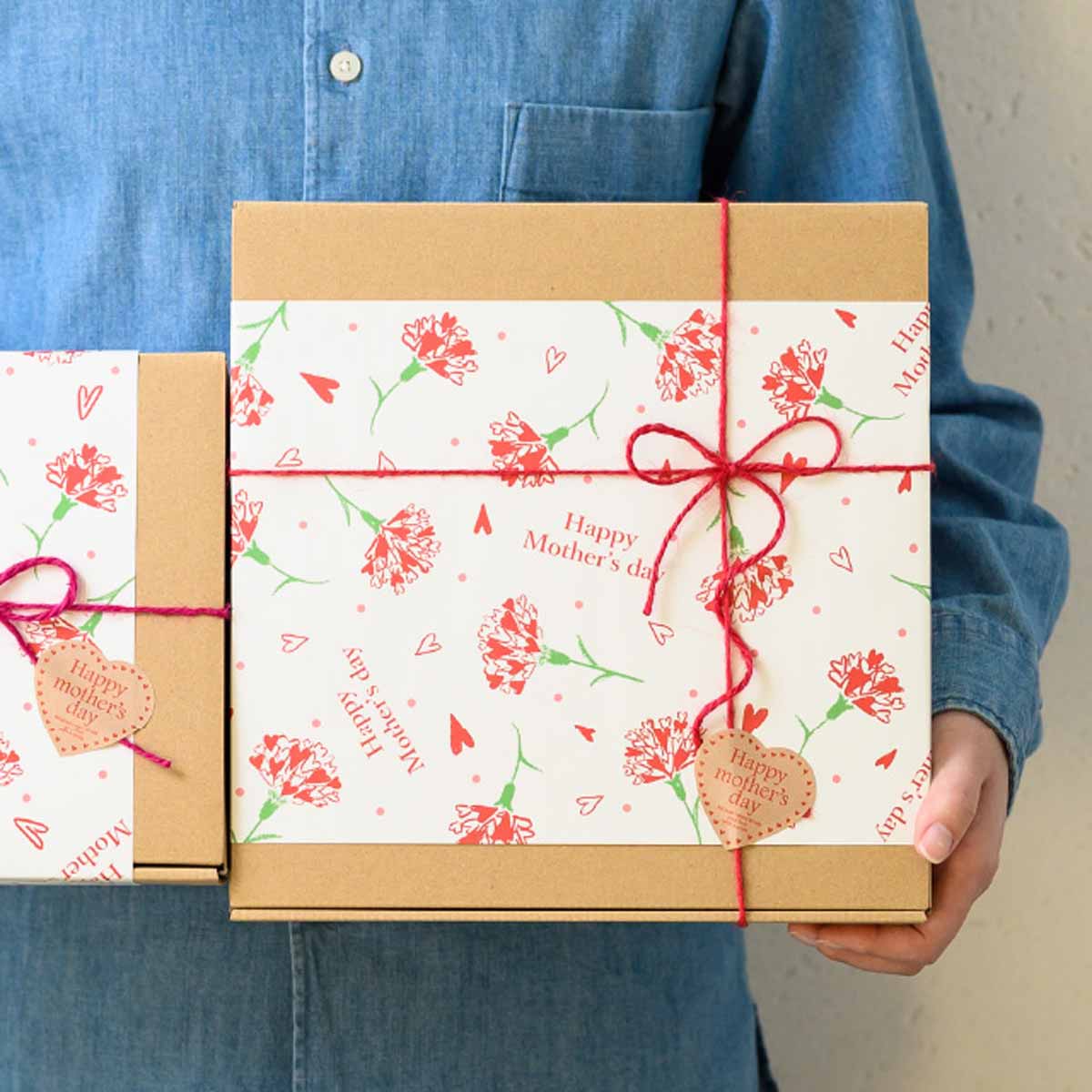 ★53-52-3-9 母の日ギフトシール(クラフトハート)