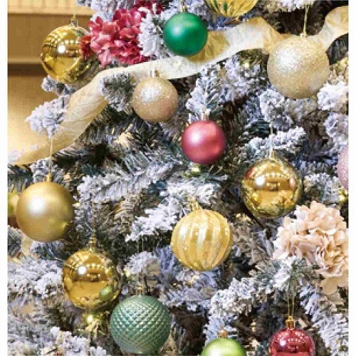 ★58-300-49-2 クリスマスツリーセット スターダストセレブ(高さ180×幅115cm)