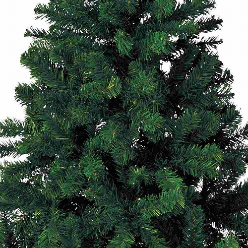 ★58-31-1-4 PVCクリスマスヌードツリー スタンダード グリーン(高さ210×幅120cm)