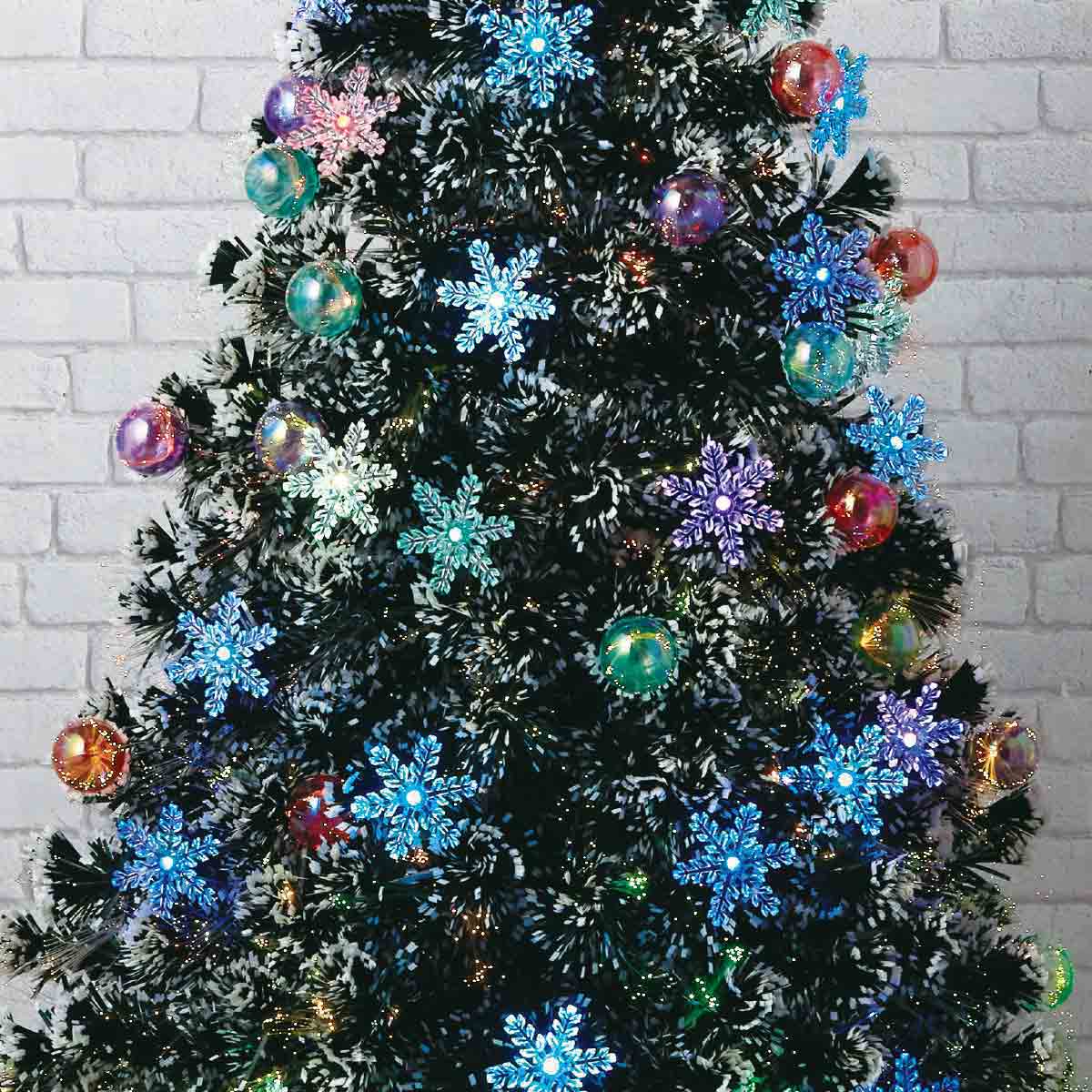 ★58-22-3-1 スノーチップスノーファイバークリスマスツリー高さ120×幅60cm