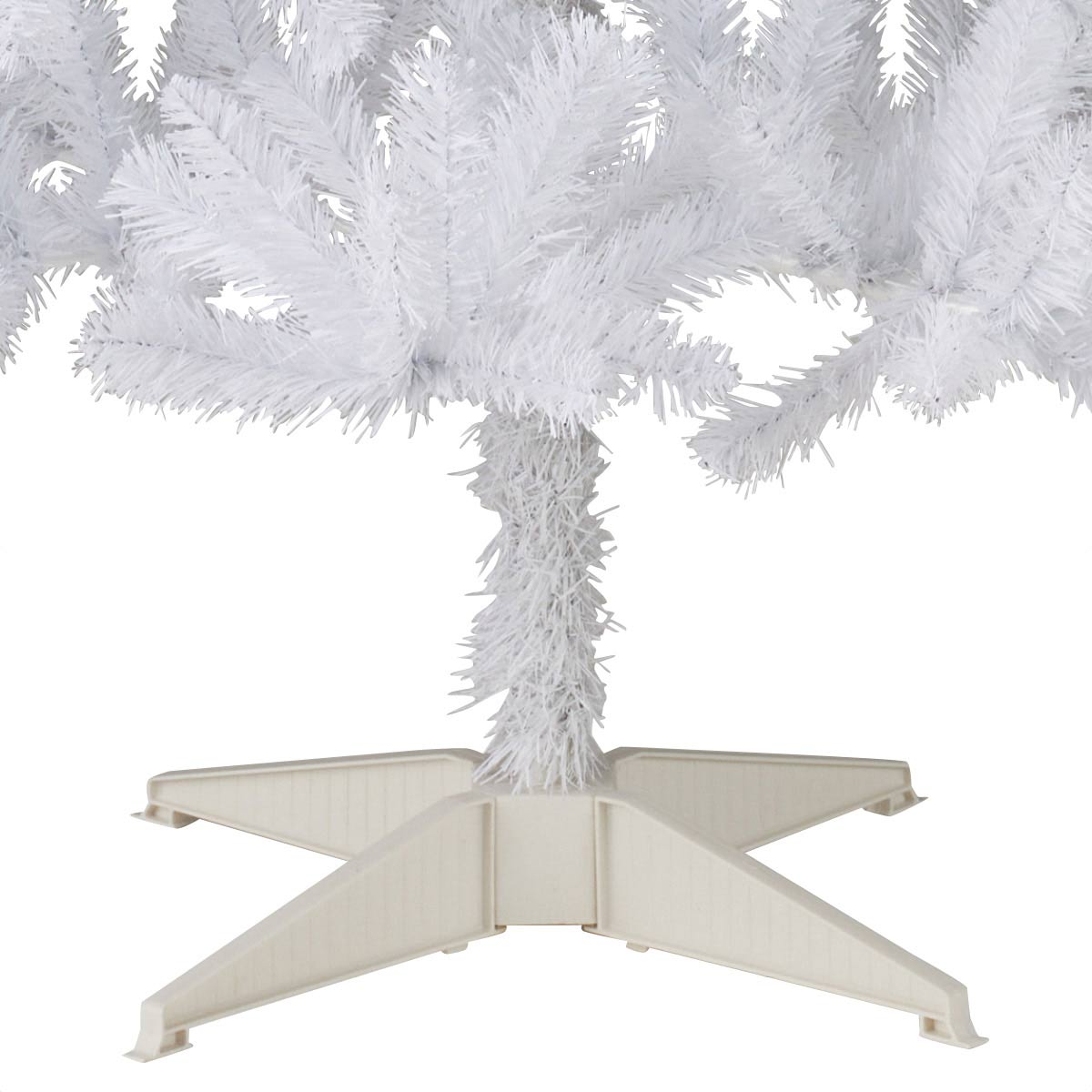 ★58-31-3-4 ヌードクリスマスツリー ホワイト スタンダード高さ210cm