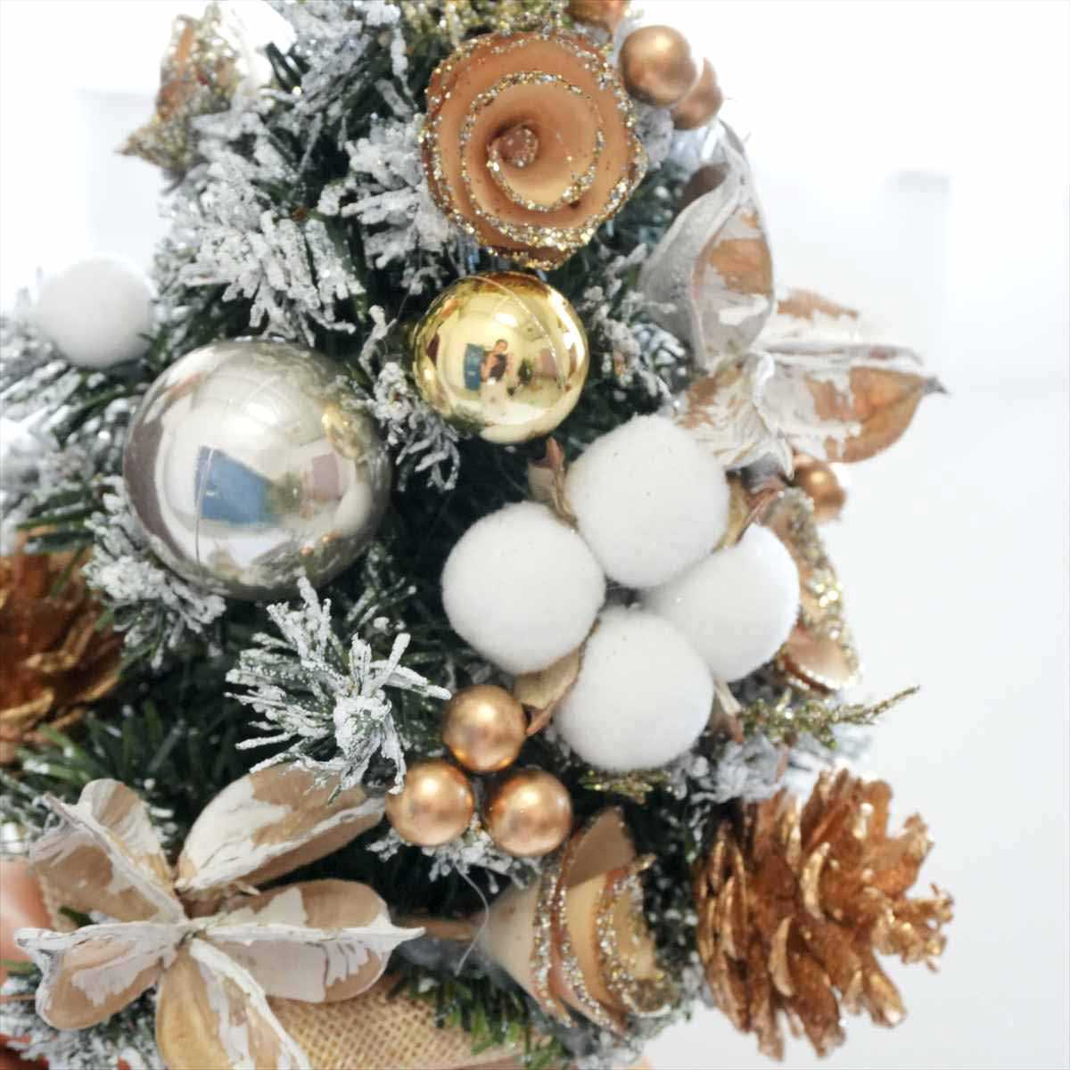 ★58-42-4-2 卓上ミニツリー ゴールド