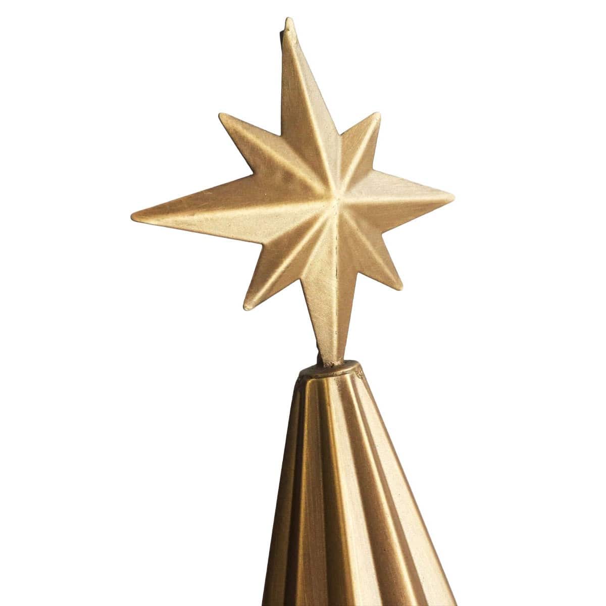 ★58-57-5-1 メタルテーブルクリスマスツリーゴールド(小)