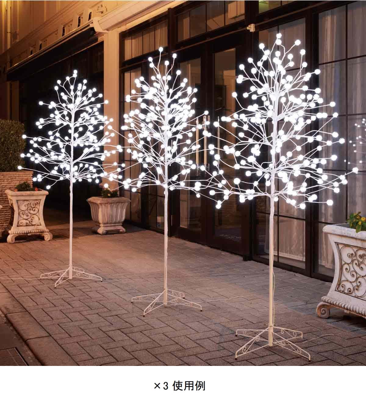★58-76-4-1 LEDケサランパサラン立ち木ライト184cm
