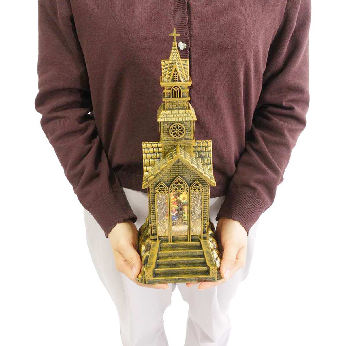 ★58-93-4-1 LEDスノーイングライト 教会