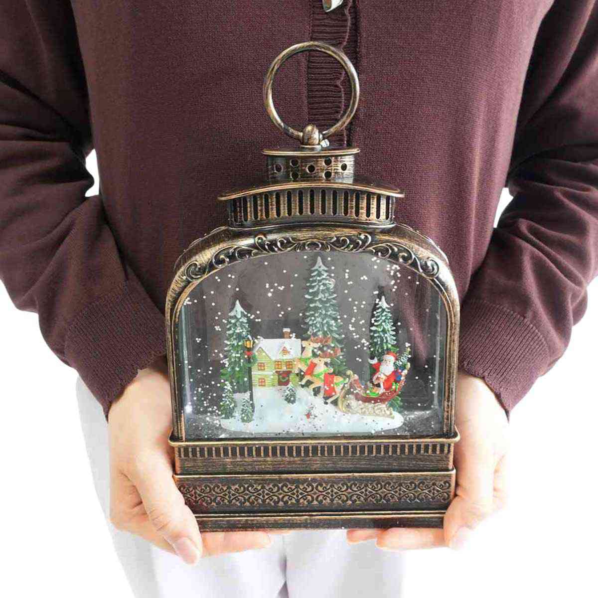 ★58-94-1-1 LEDスノーイングライト クリスマスシーン