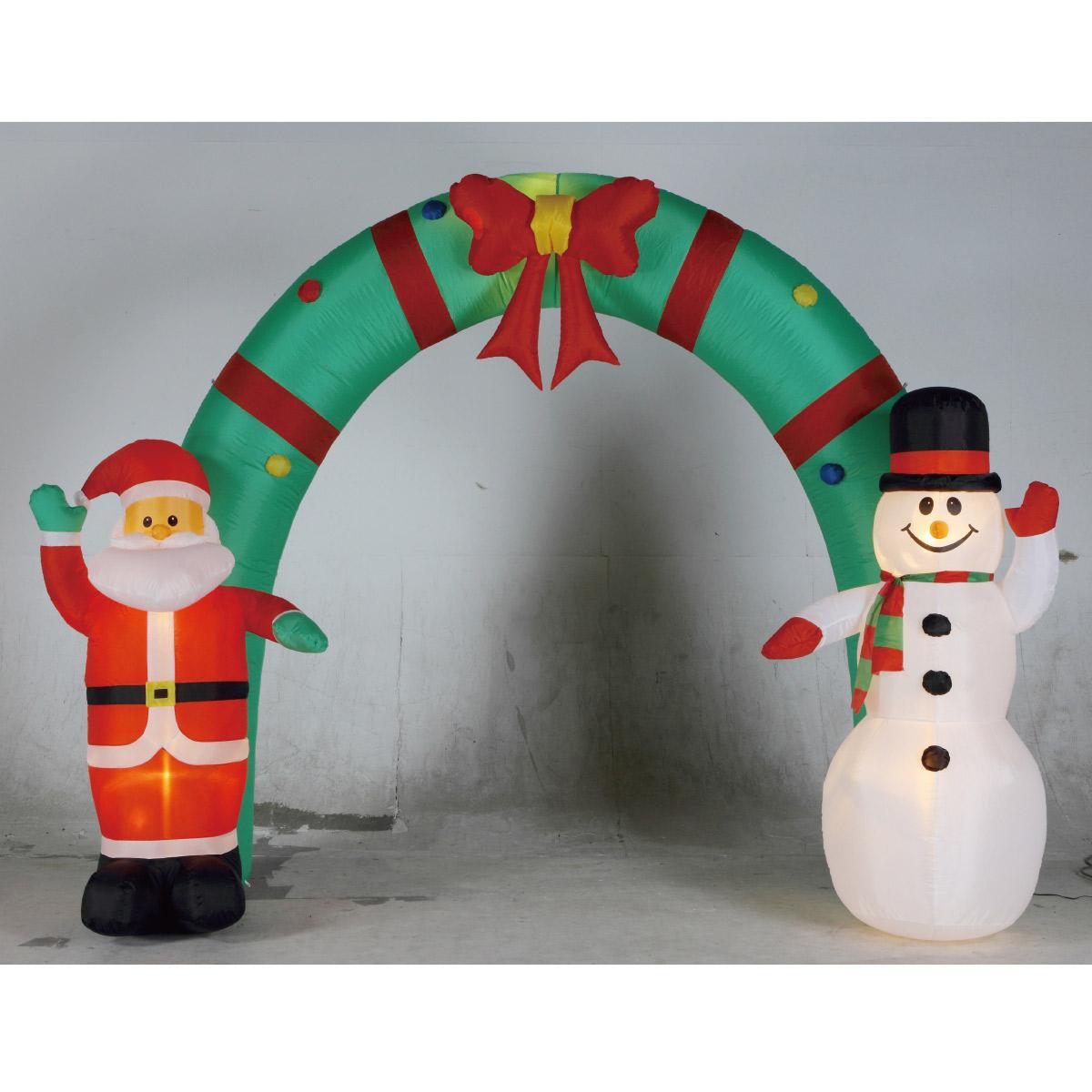 ★58-111-1-1 特大エアブローアーチ クリスマス