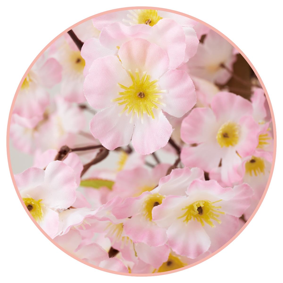 ★53-3-3-2 ナチュラル桜立ち木(造花)高さ150cm