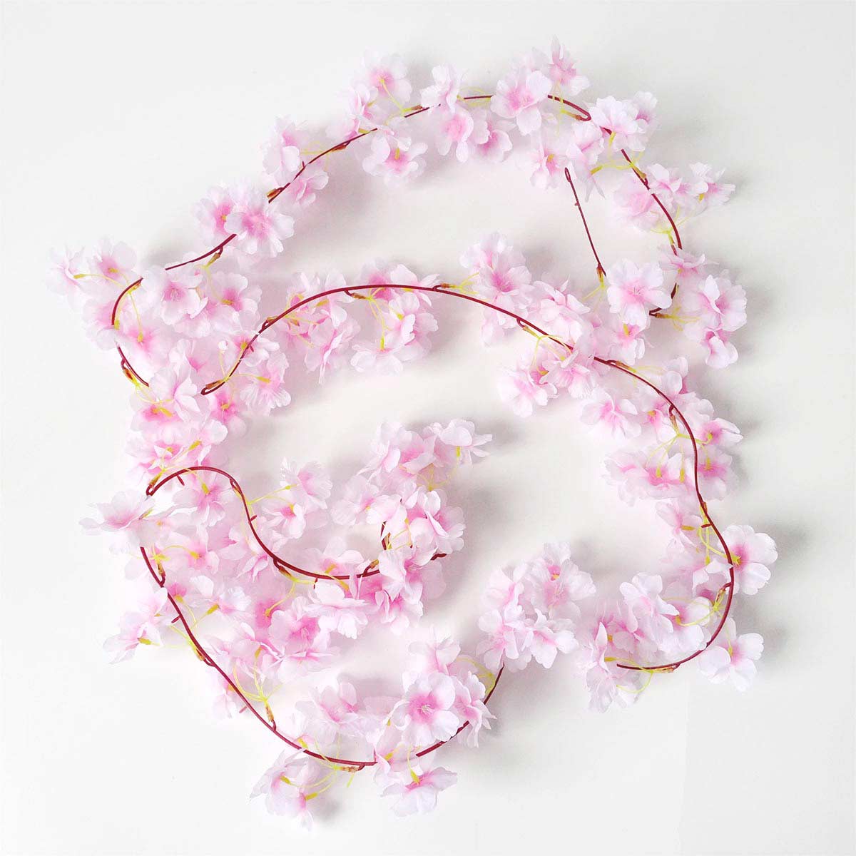 ★53-10-5-2 さくらガーランド(造花)213cm