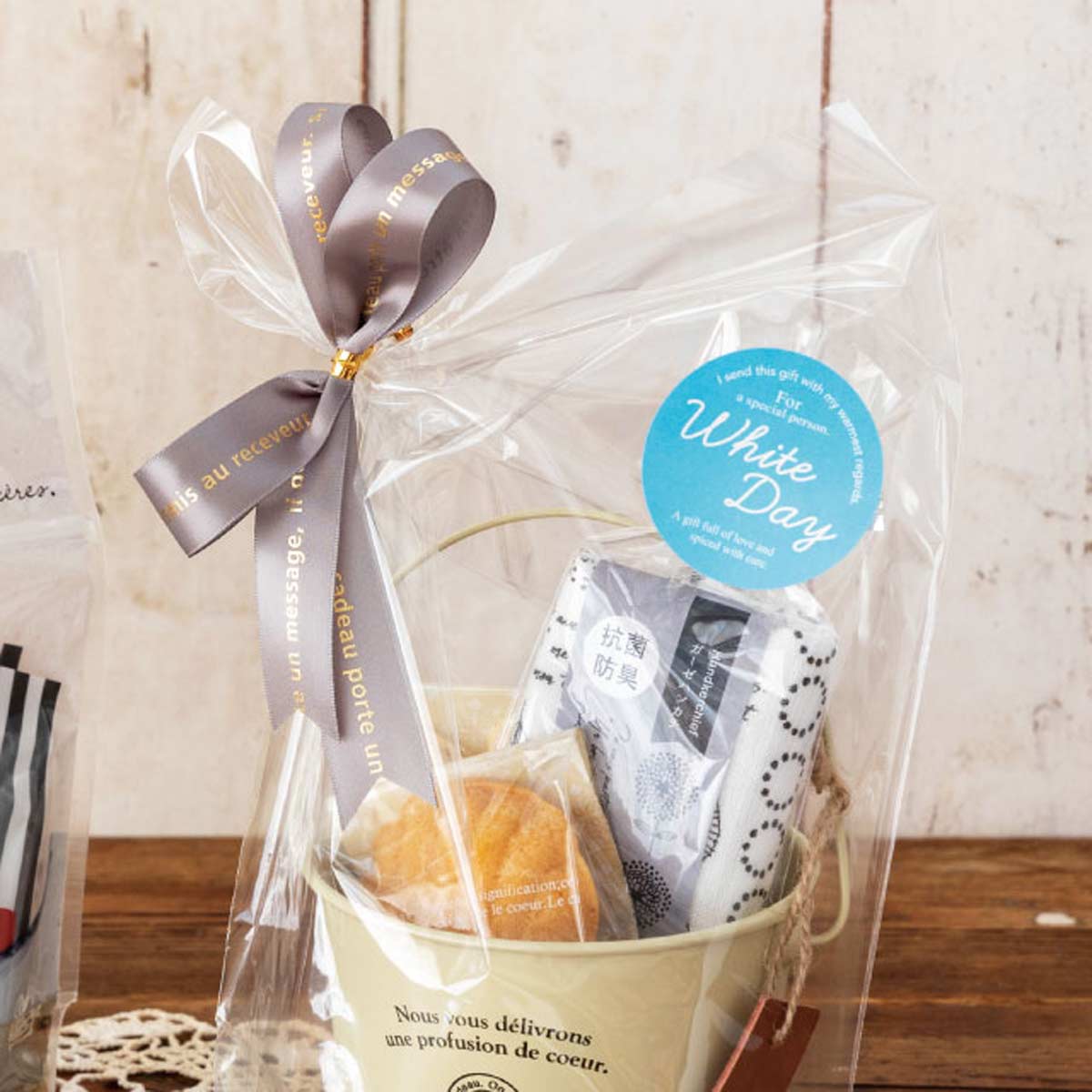 ★53-41-8-5 ホワイトデーギフトシール(ホワイトデー 丸型)