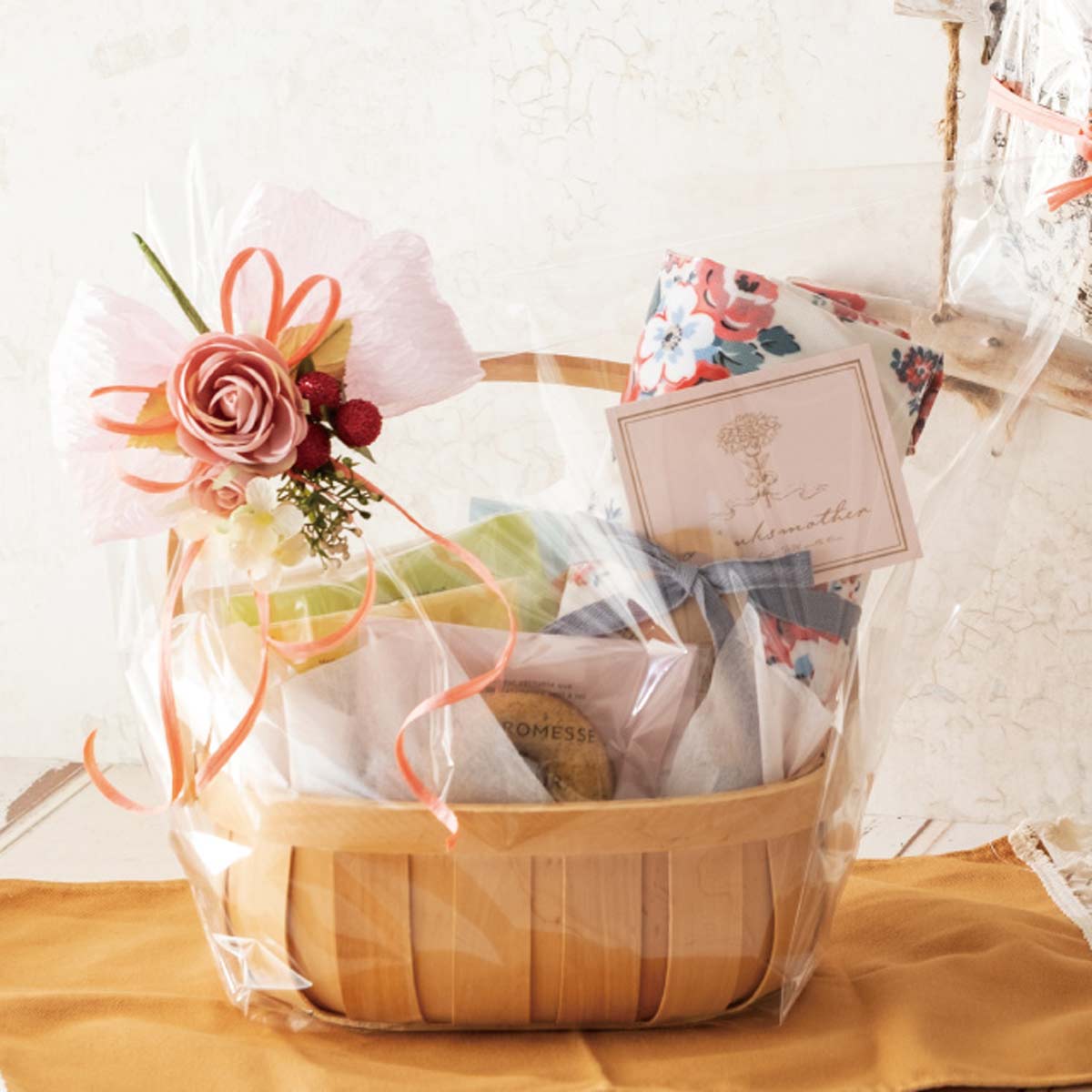 ★53-51-1-2 母の日メッセージカード(クラッシーピンク)