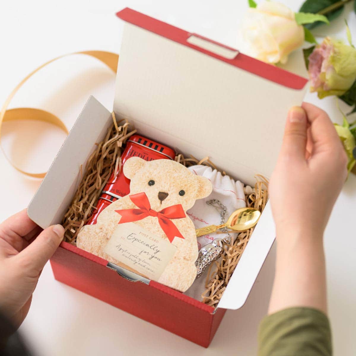 ★53-52-7-2 10枚 ギフトボックス エンジ(16×13.5×10.5cm)