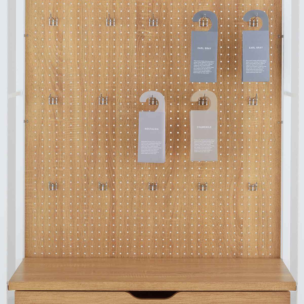 ★61-809-20-2 背面パネル W90cmタイプ 有孔あり ラスティック柄 ラテラル・ロコ用H150cm