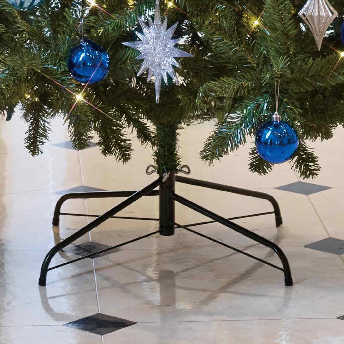 ★58-2-2-1 クリスマスツリーセット アイスブルー高さ150cm