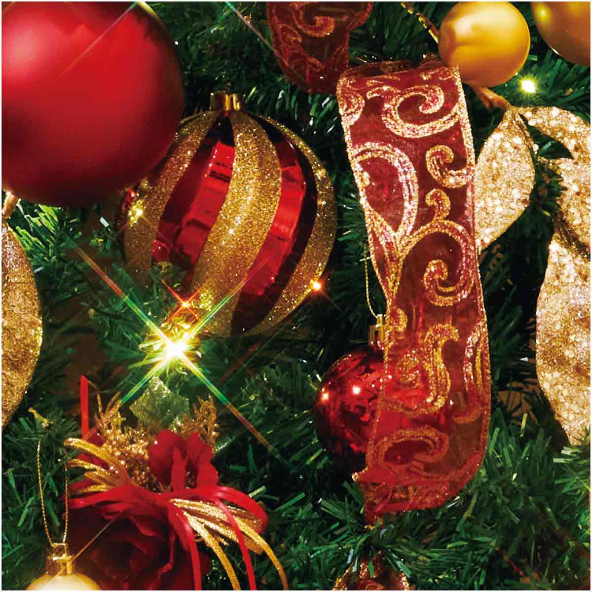 ★58-7-1-1 クリスマスツリーセット クリスマスレッド 高さ150cm