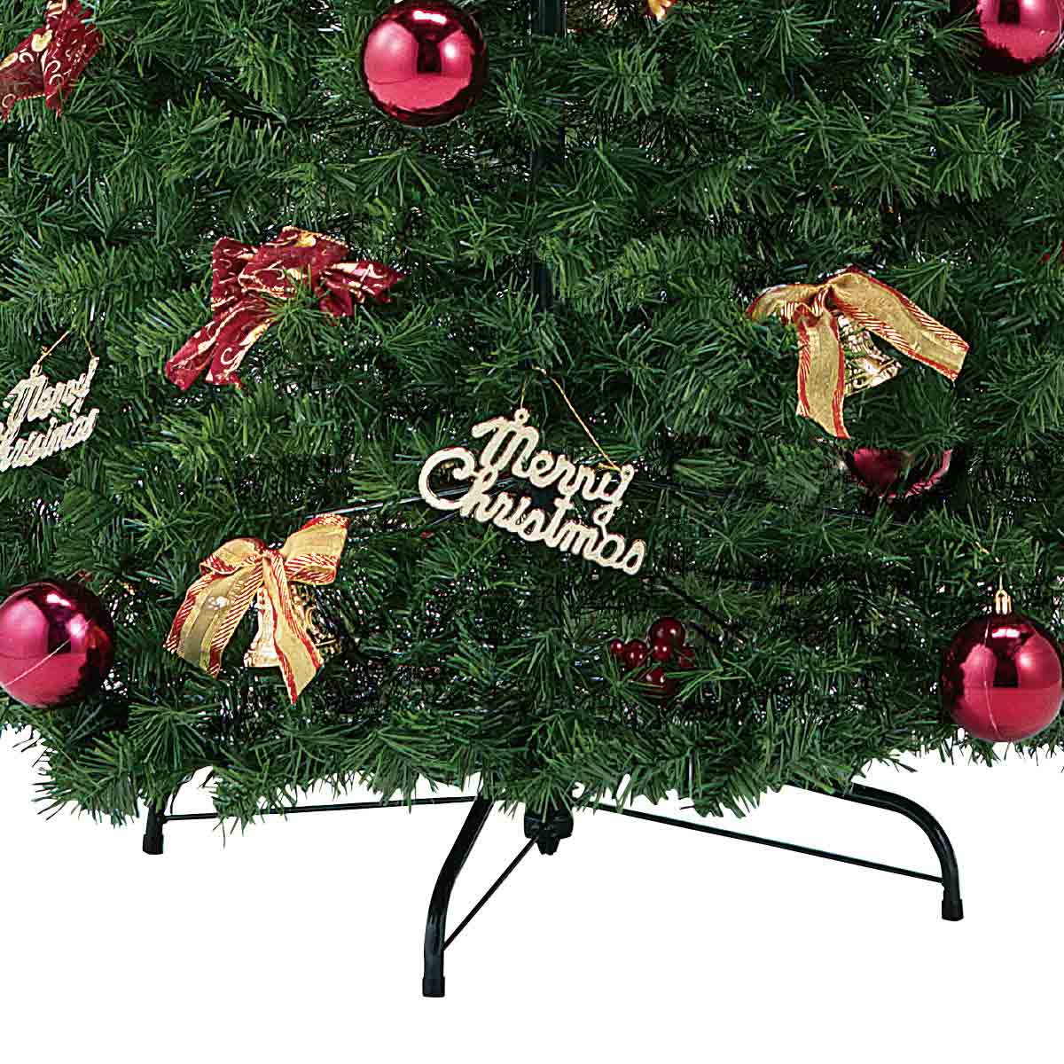 ★58-25-1-2 ポップアップクリスマスツリー レッド高さ175×幅80cm