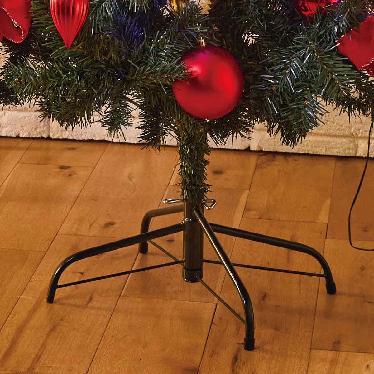 ★58-28-3-2 ベーシッククリスマスツリーセット高さ180×幅115cm