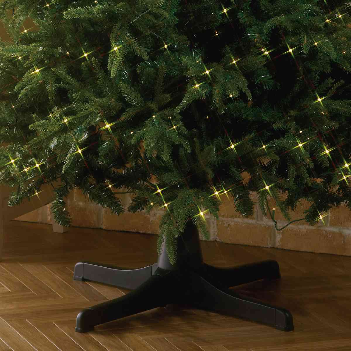 ★58-32-4-1 ライト付き回転クリスマスツリー高さ150×幅132cm