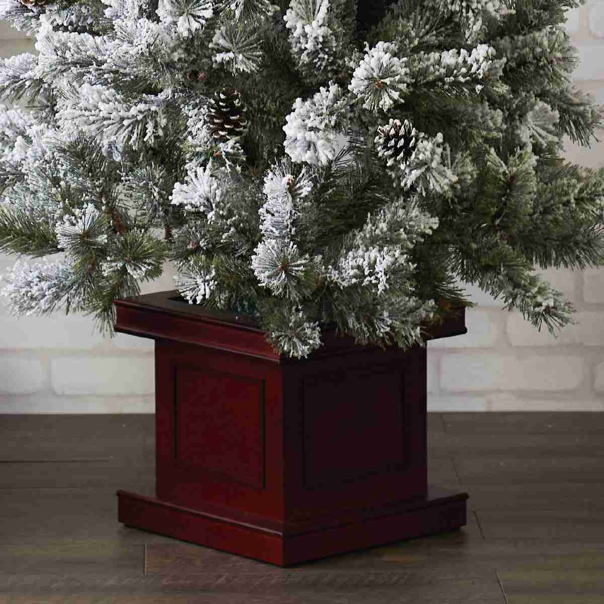 ★58-33-4-2 ブラシブランチ クリスマスツリースリムスノー高さ180×幅76cm