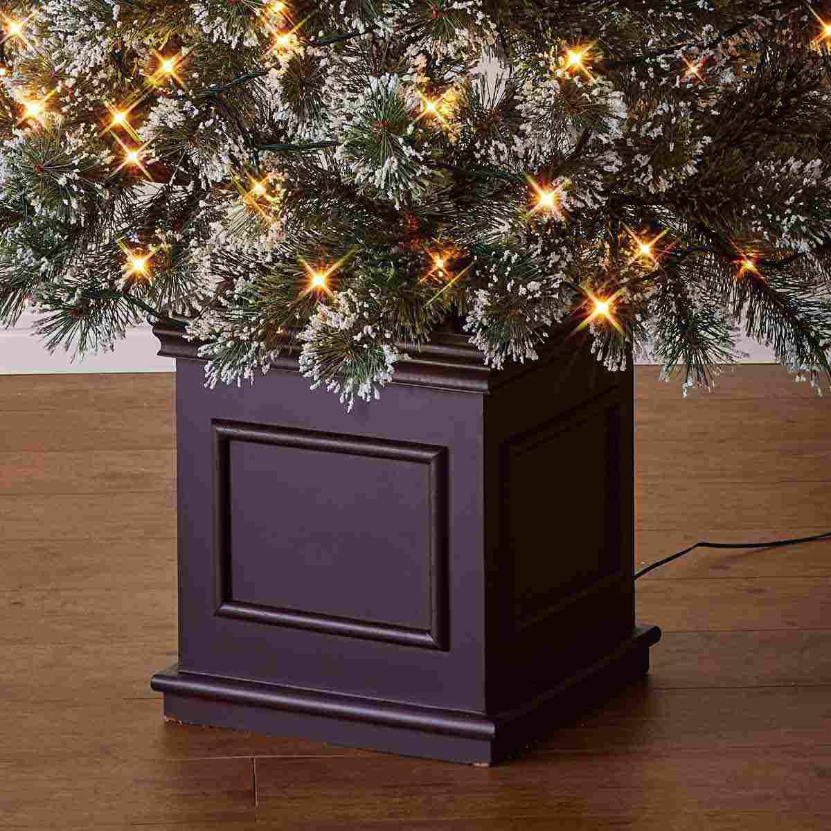 ★58-33-5-2 ヌードブラシ クリスマスツリー LEDライト付き高さ180×幅78cm