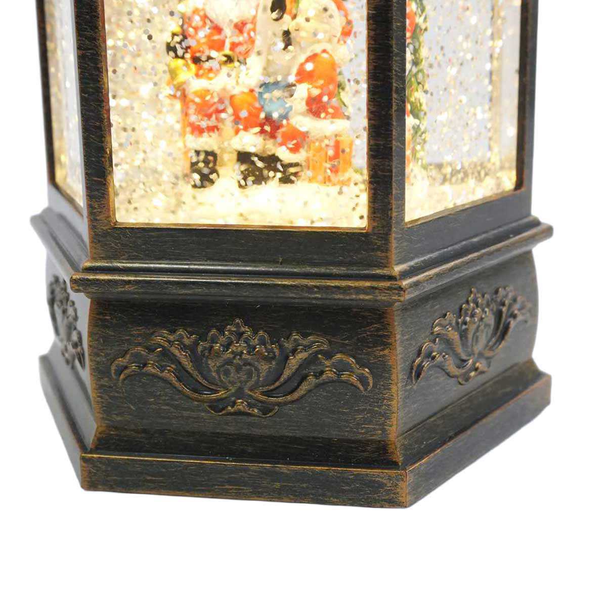 ★58-93-6-1 LEDスノーイングライト 六角サンタ