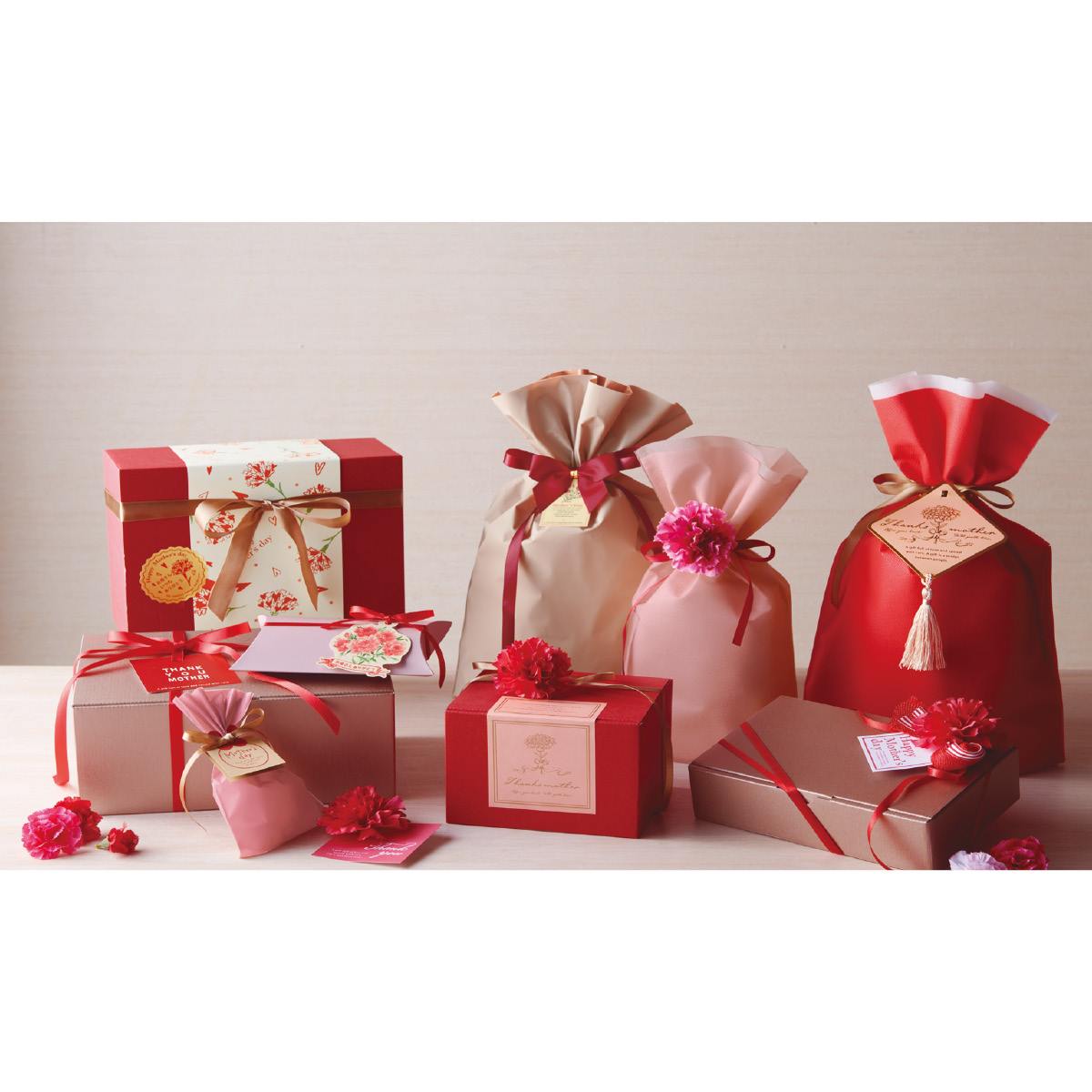 ★53-52-7-2 10枚 ギフトボックス エンジ(16×13.5×10.5cm)