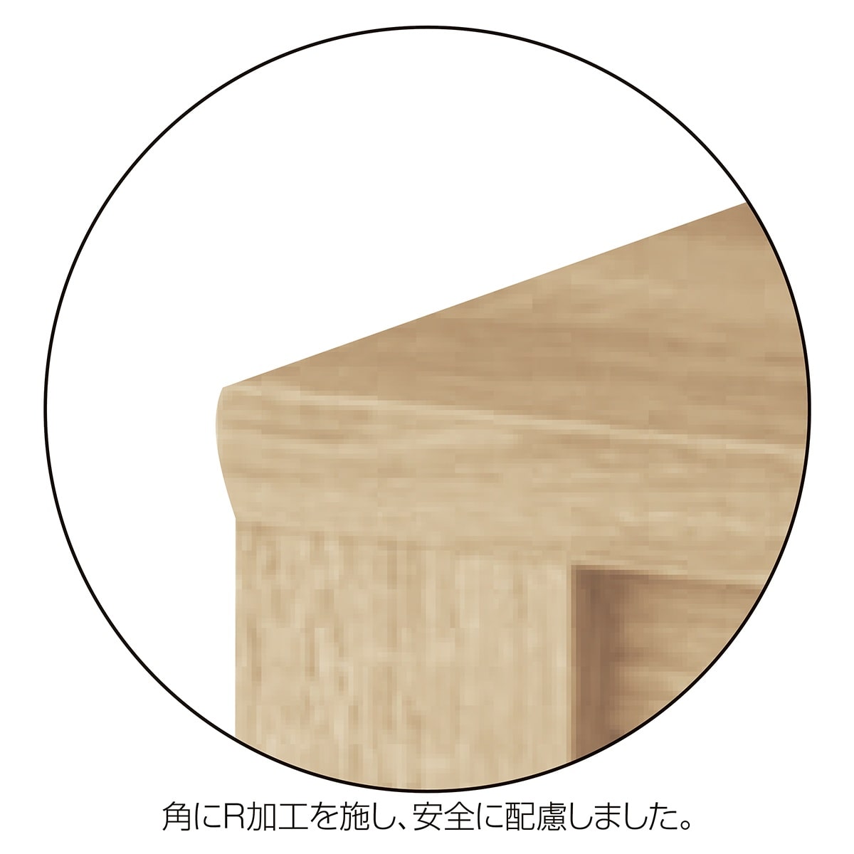 ★61-84-4-1 木製ショーテーブル ラスティック柄W107×D45×H55cm